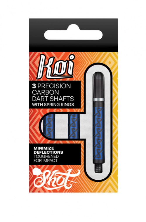 Shot Darts Koi Carbon Helioknot Inbetween Black/Blue