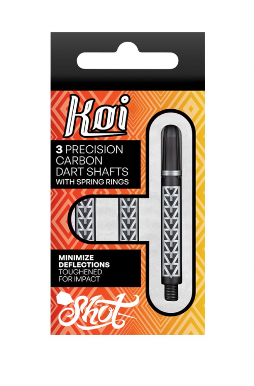 Shot Darts Koi Carbon Pakati Medium Black/White