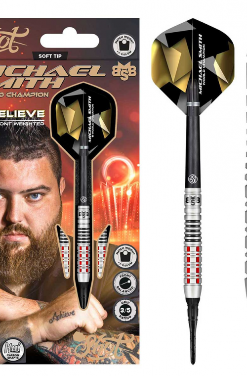Shot Michael Smith Believe 90% Darts 18gr