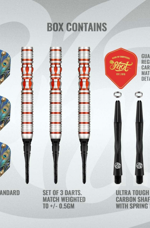 Shot Michael Smith Defiant 90% Darts 18gr