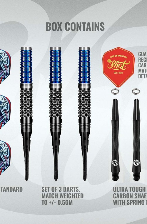 Shot Viking Raven 90% Darts 18gr