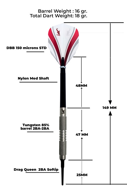 StanDart Darts Style E 18gr Softip Darts