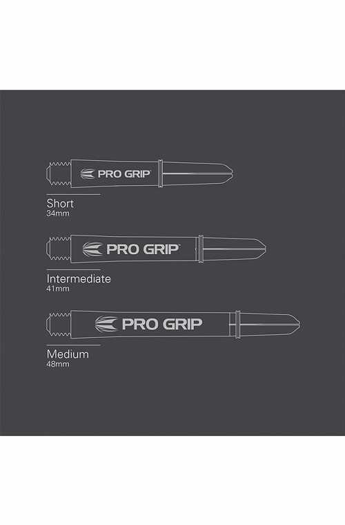 Target Pro Grip Short Black Shafts 3 sets
