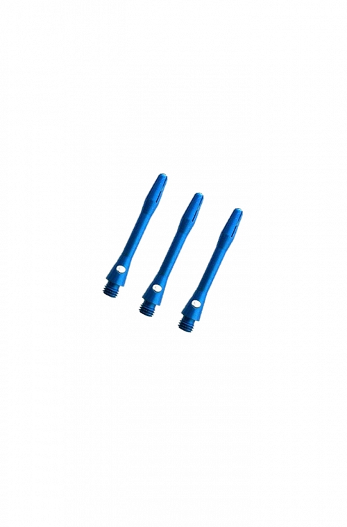 Tiges aluminium extra courtes bleu 30 mm