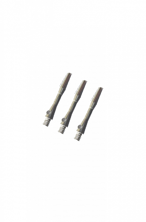 Tiges aluminium extra courtes natural 30 mm