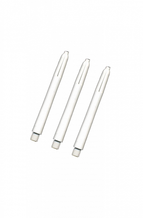 Tiges en nylon medium blanc pur 47 mm