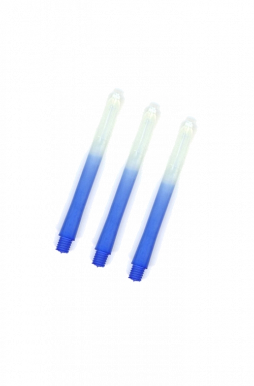 Tiges en nylon medium blanc/bleu 47 mm