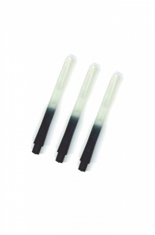 Tiges en nylon medium Noir/Blanc – 47 mm