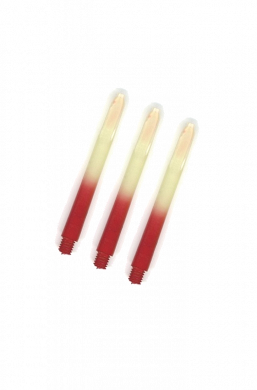 Tiges en nylon medium rouge/blanc – 47 mm
