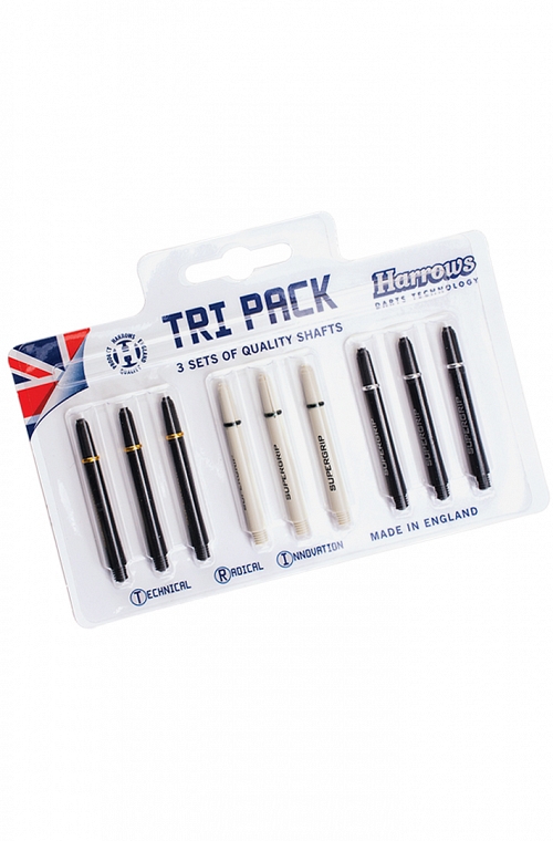 Tri Pack Harrows Supergrip Pro