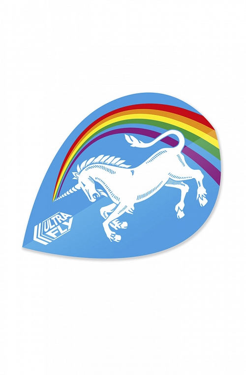 Unicorn Ultrafly Rainbow Oval Blue Flights