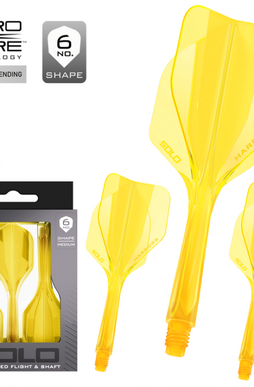 Voadores Harrows Solo Nº6  Amarelo Curtas