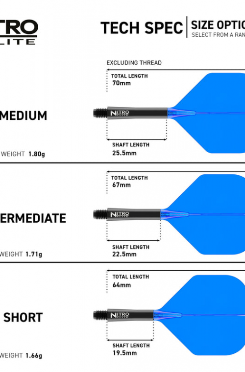 Voadores RedDragon NitroFlite Curtas nº2 Preto/Azul