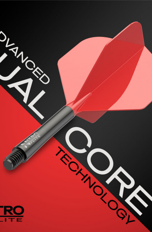 Voadores RedDragon NitroFlite Curtas nº2 Preto/Vermelho