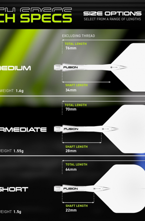 Voadores Winmau Fusion Meias Standad Nº2 Transparente