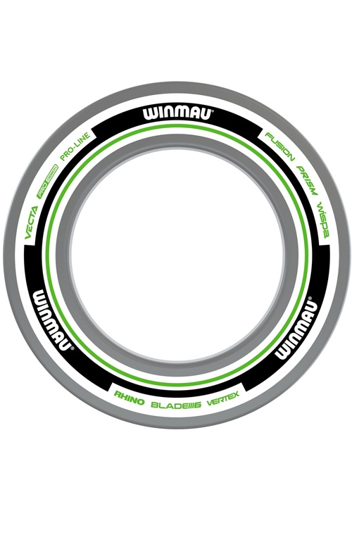 Winmau Advance White and Green Dartboard Surround