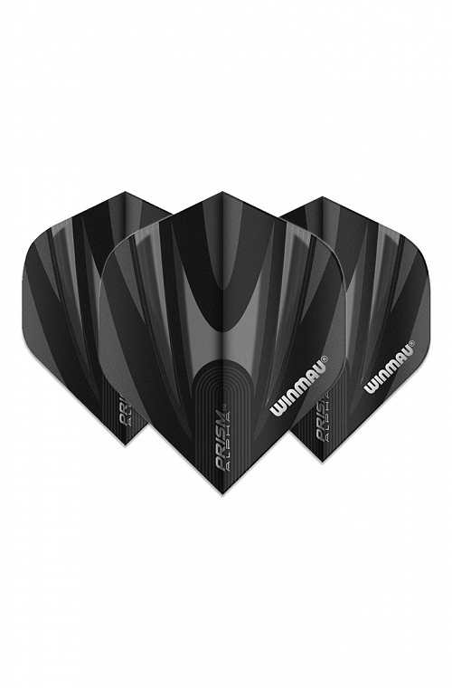 Winmau Alpha Standard Flights Black/Grey