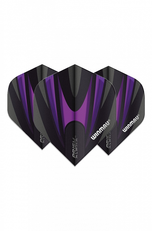 Winmau Alpha Standard Flights Black/Purple