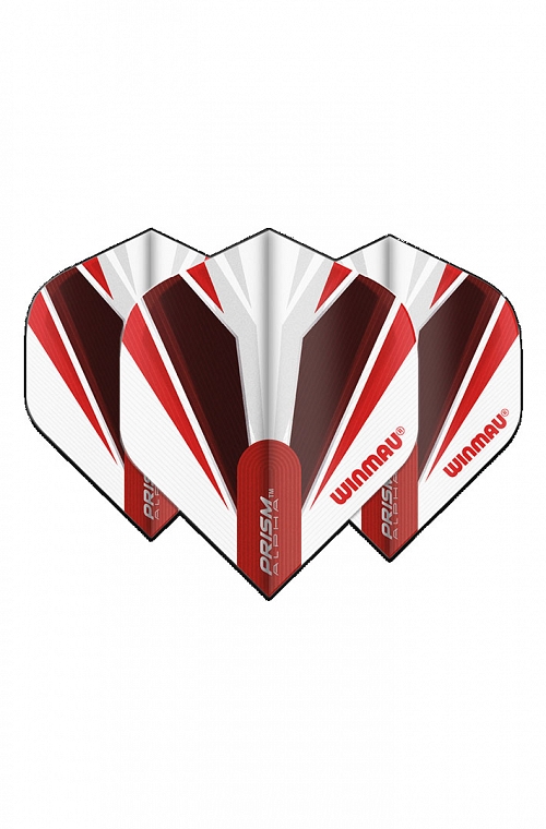 Winmau Alpha Standard Flights White/Red