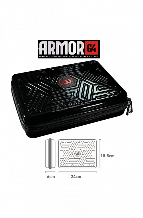 Winmau Armor G4 Black Dart Wallet