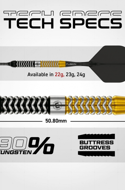 Winmau Exion Switch Point- Parallel Darts 22gr