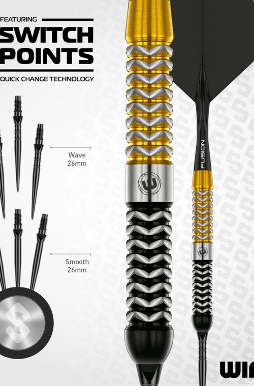 Winmau Exion Switch Point- Parallel Darts 22gr