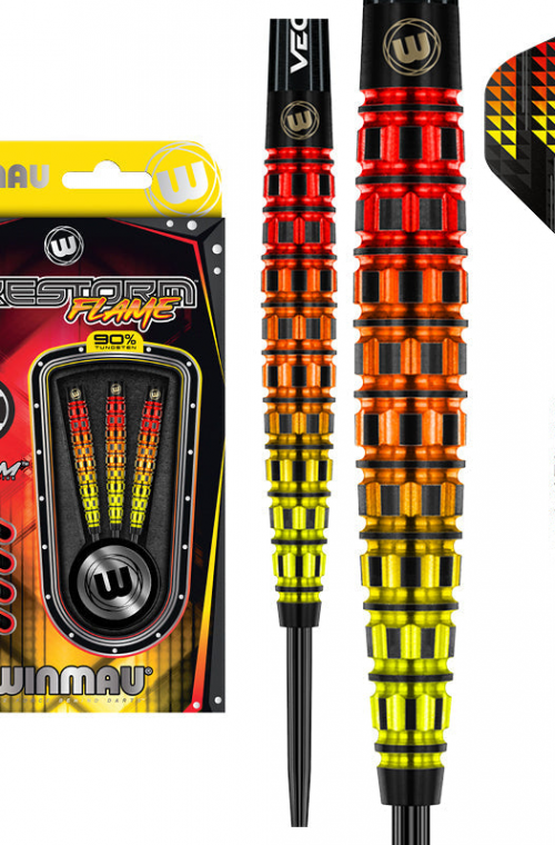 Winmau Firestorm Flame Steel Tips Darts 21gr