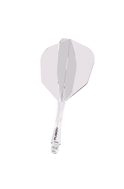 Winmau Fusion Intermediate Flights Shape Nº6 Clear