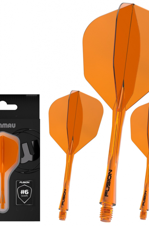 Winmau Fusion Intermediate Flights Shape Nº6 Orange