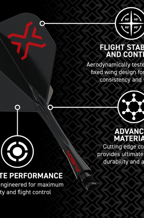 Winmau Fusion Intermediate Flights Standard Nº2 Blade X