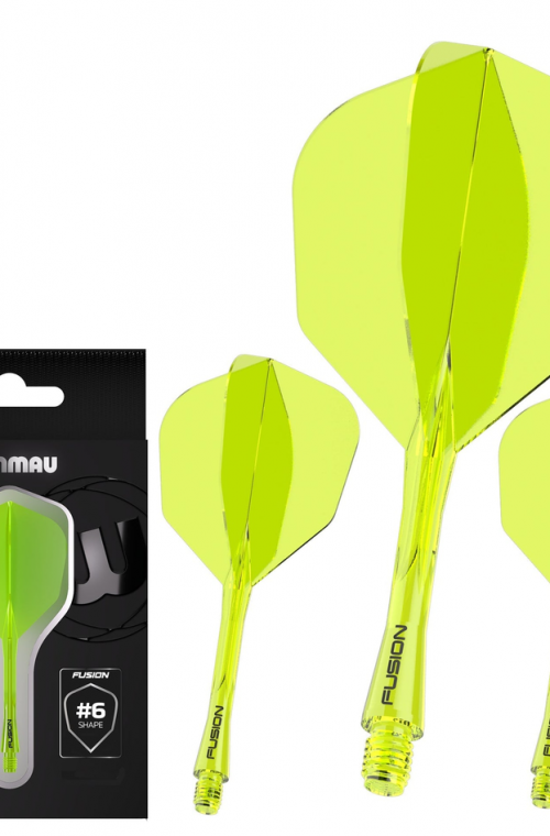 Winmau Fusion Medium Flights Shape Nº6 Yellow