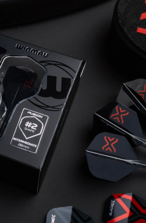 Winmau Fusion Medium Flights Standard Nº2 Black
