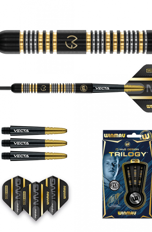 Winmau MVG Trilogy Steel Tips Darts 21.5gr