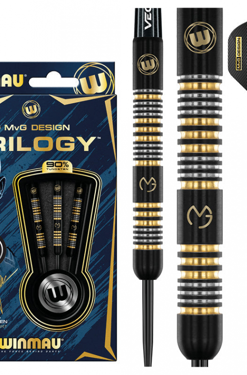 Winmau MVG Trilogy Steel Tips Darts 21.5gr