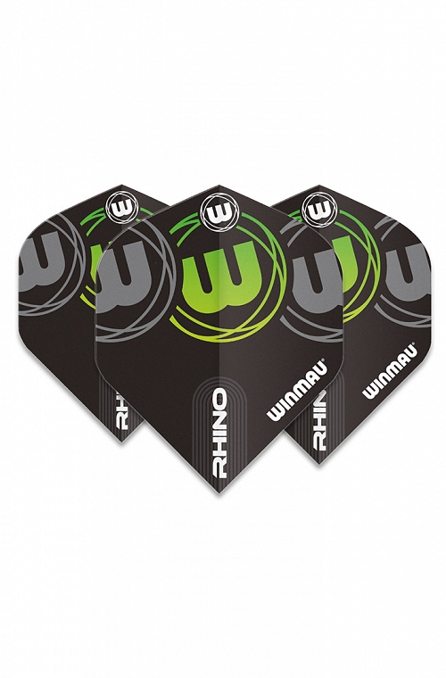 Winmau Rhino Flights Black/Grey/Green
